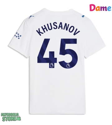 Manchester City Abdukodir Khusanov #45 Replika Tredjetrøje Dame 2026-27 Kortærmet